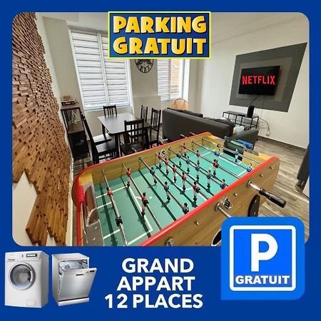 22 Chic & Cosy Grand Appart 92M2 Parking Gratuit Hypercentre Netflix Saint-Etienne  Exterior photo